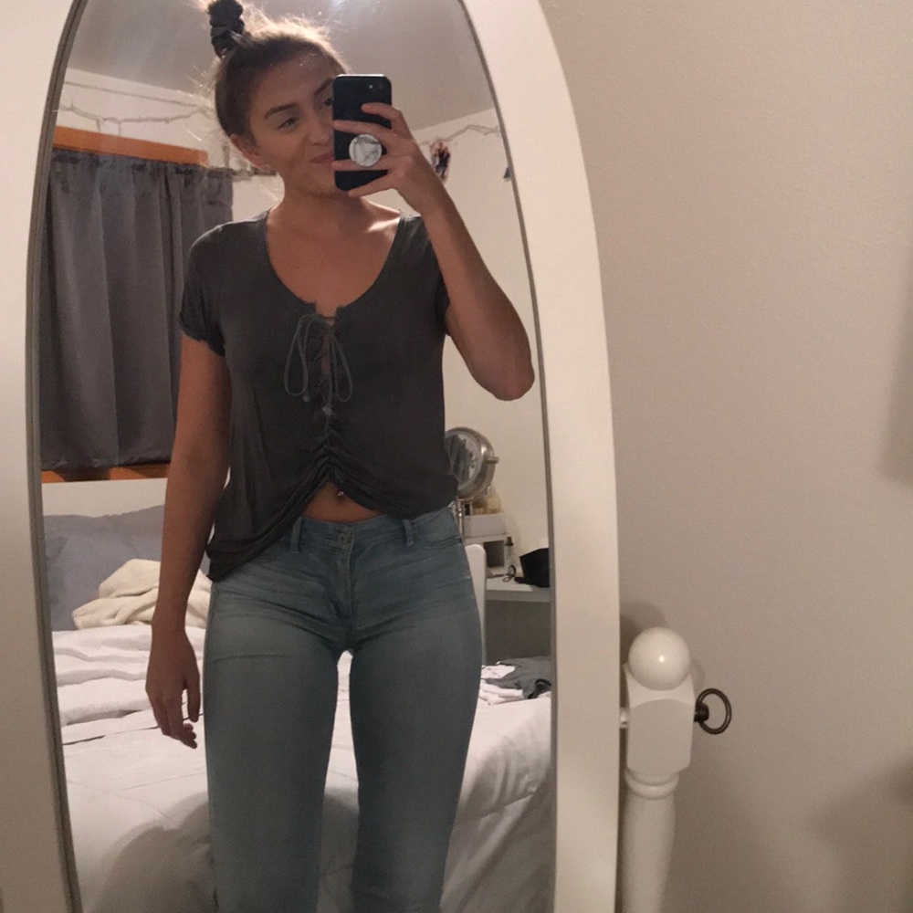 criss cross t shirt